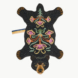 Blooming Black Bear Rug - Joy