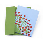 Blooming Poppies Popup Greeting Card - Joy