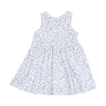 Blue Calico Floral Tank Dress & Bloomer - Joy