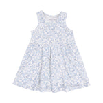 Blue Calico Floral Tank Dress & Bloomer - Joy