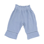 Blue Calico Floral Tank & Smocked Waist Pants - Joy