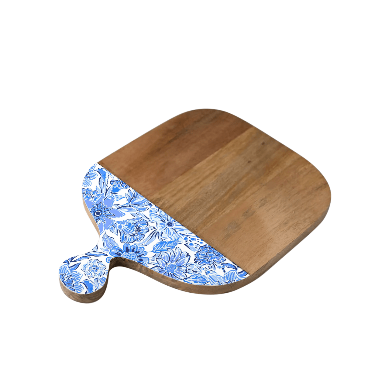 Blue Floral 12"x16" Cutting Board - Joy
