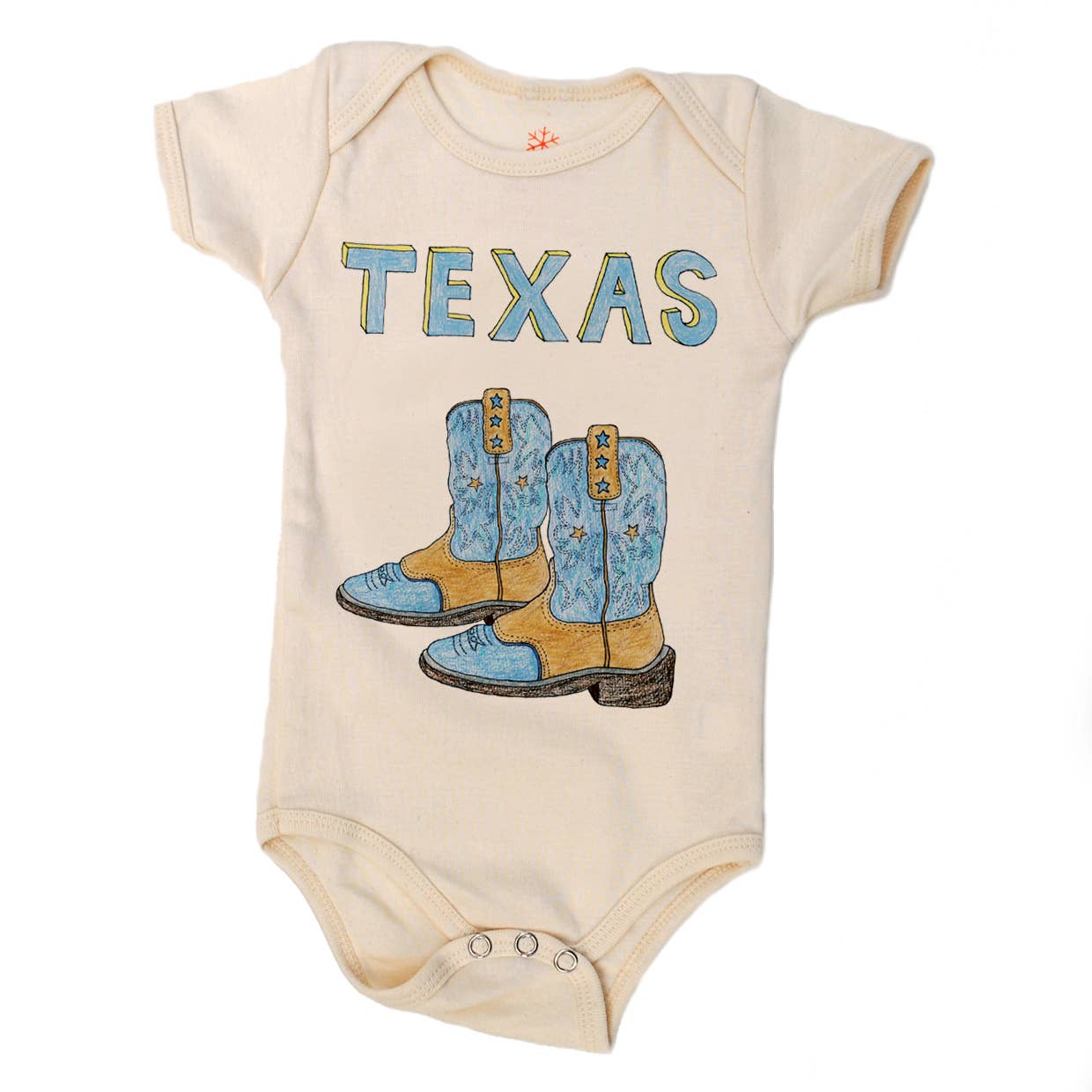 Blue Texas Boots Onesie - Joy Gift Shoppe