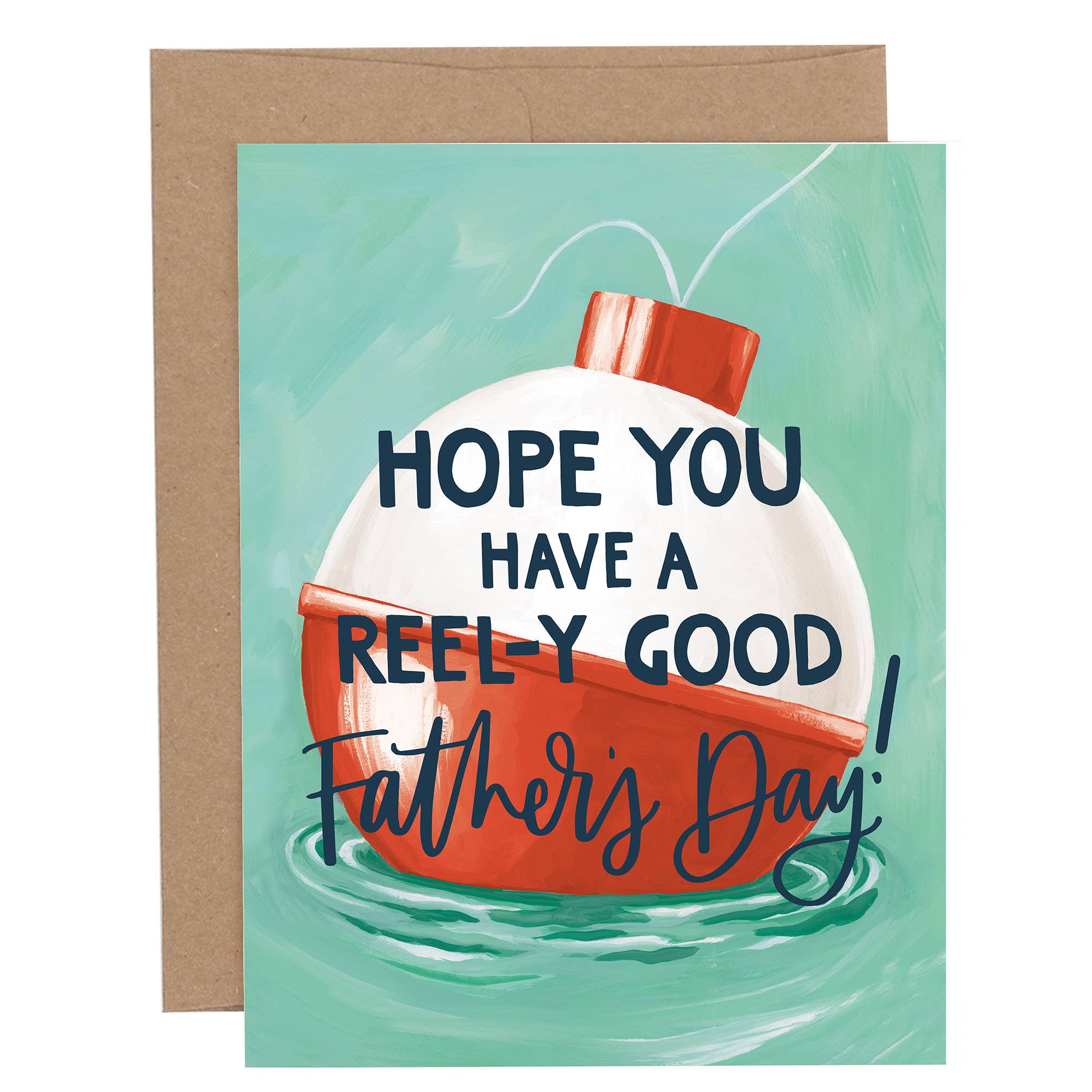 Bobber Father's Day Greeting Card - Joy