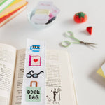 Bookish Counted Cross Stitch Bookmark Kit Beginner Friendly - Joy