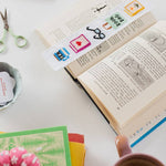 Bookish Counted Cross Stitch Bookmark Kit Beginner Friendly - Joy