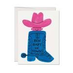 Boot Baby Greeting Card - Joy