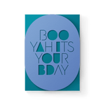 Booyah Bday Sleeve Card - Joy Gift Shoppe