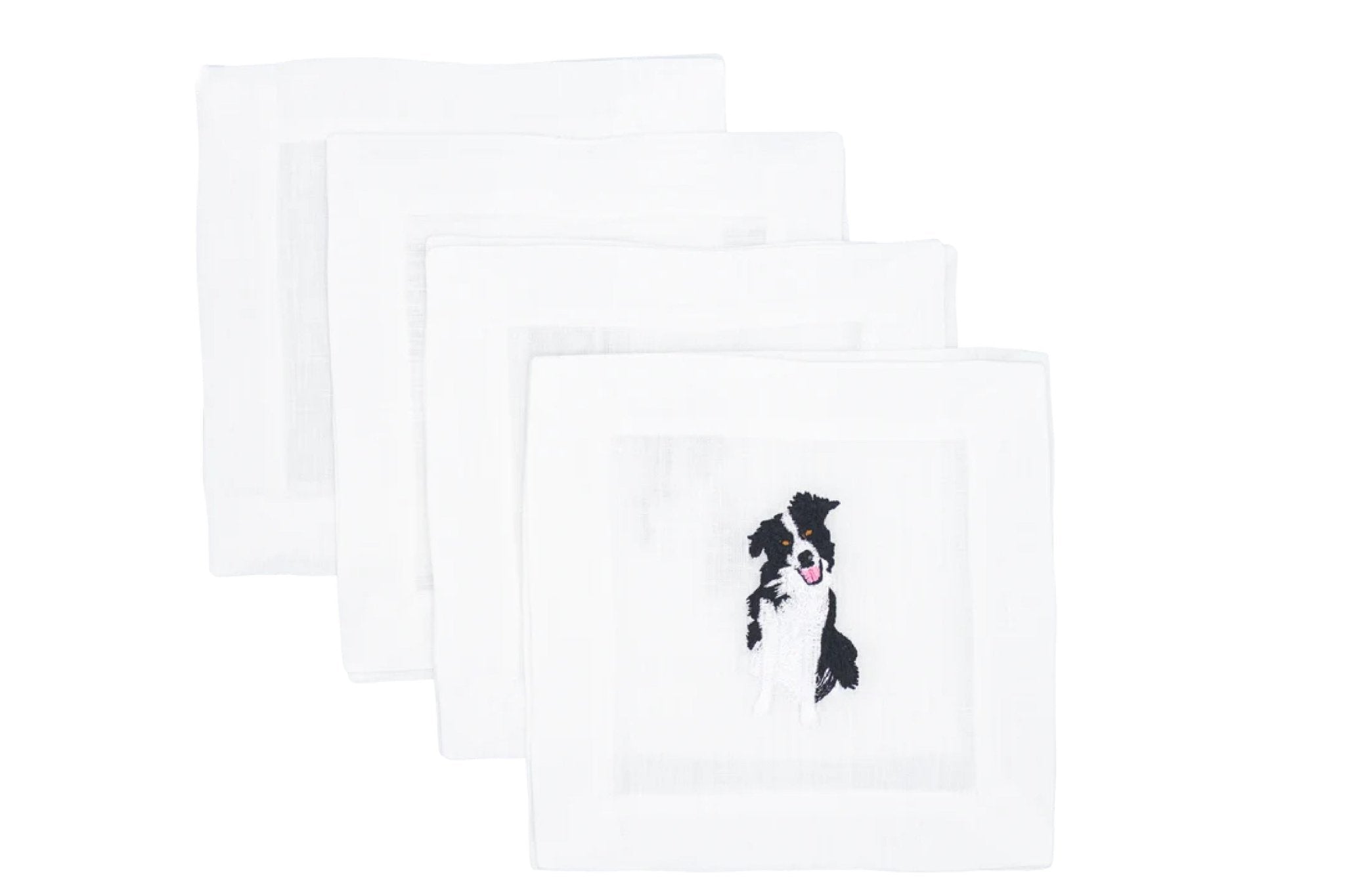 Border Collie Napkins - Joy