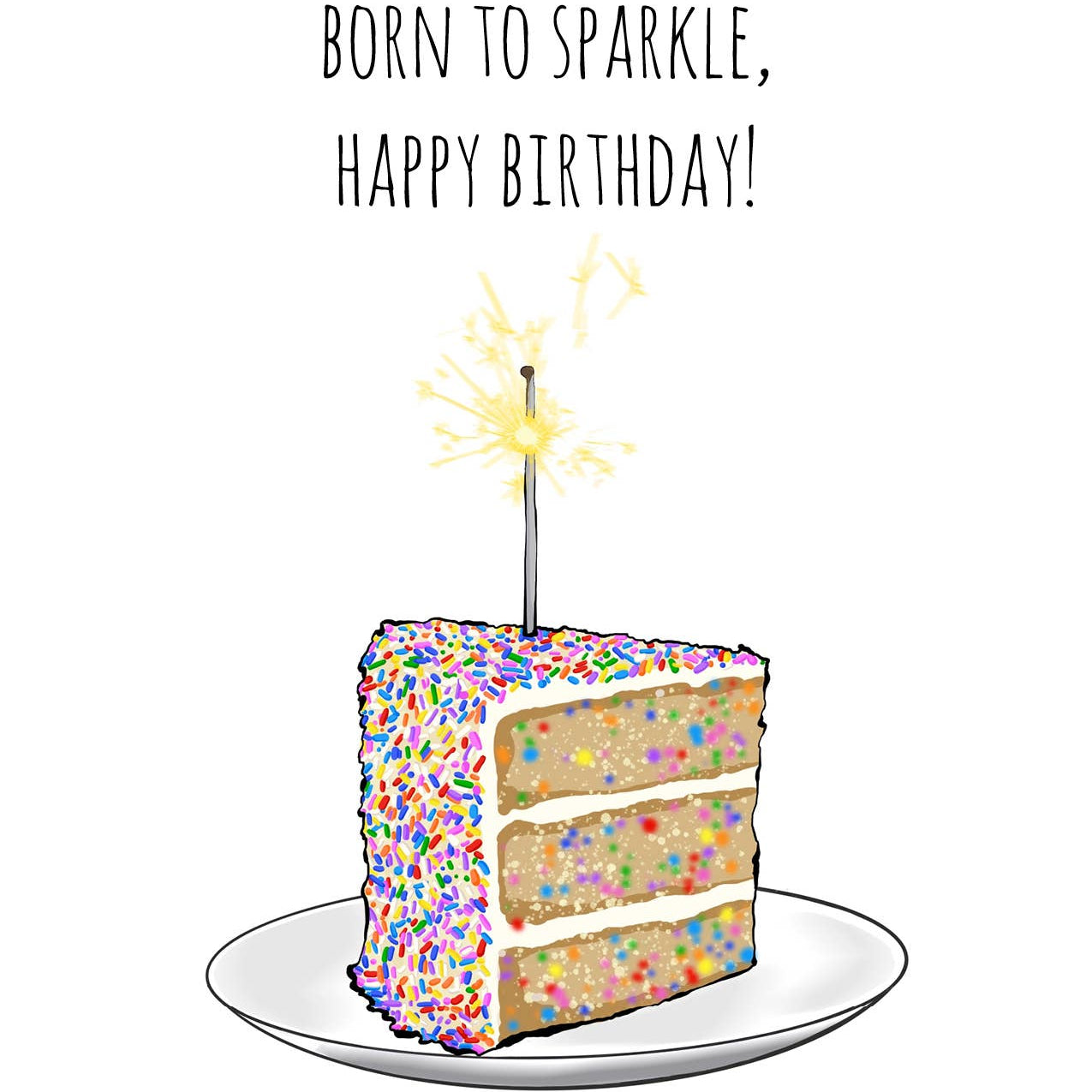 Born to Sparkle Birthday - Joy Gift Shoppe