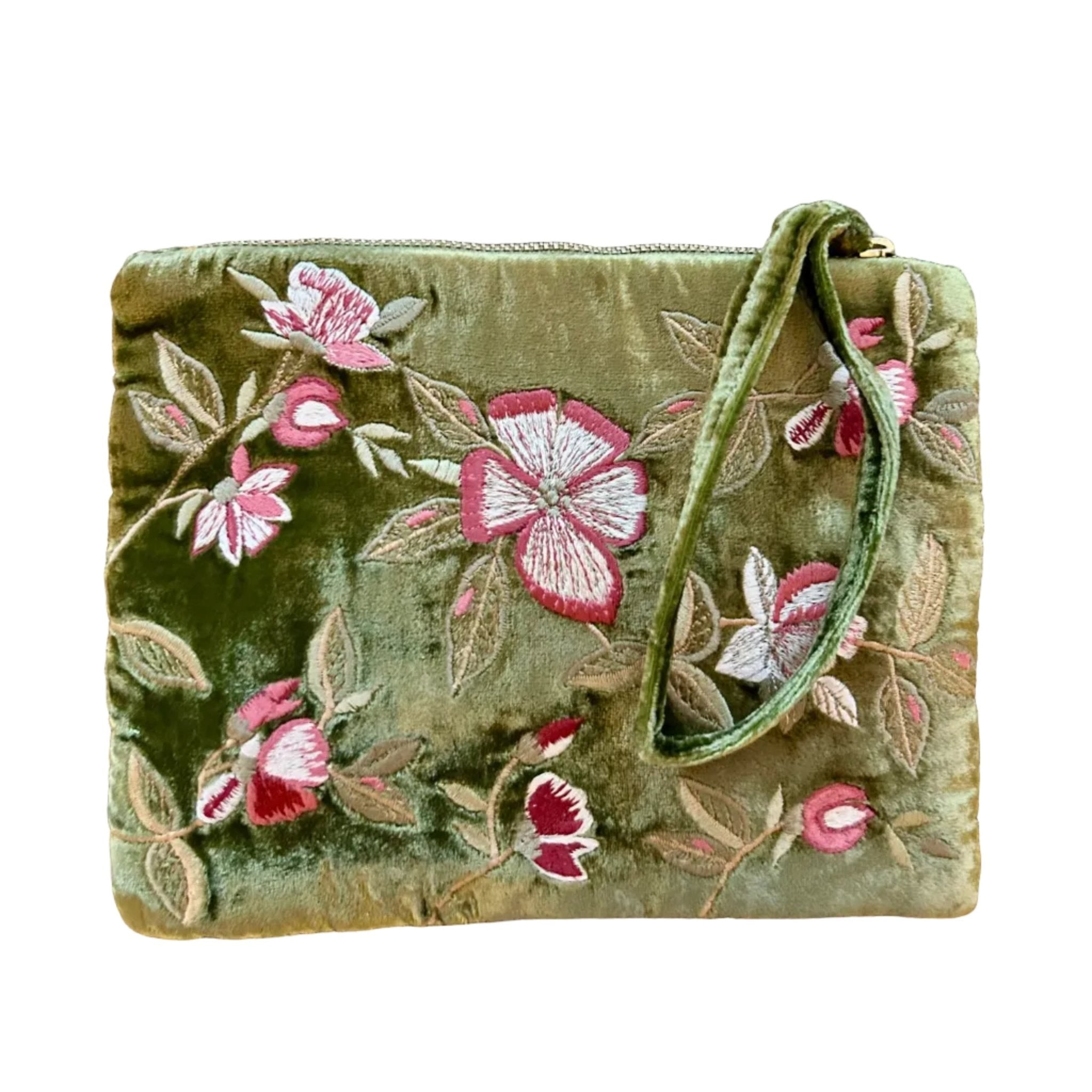 BOTANICA Perfect Zip Pouch - Grass Green - Joy Gift Shoppe