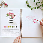 Bouquets watercolor workbook - Joy