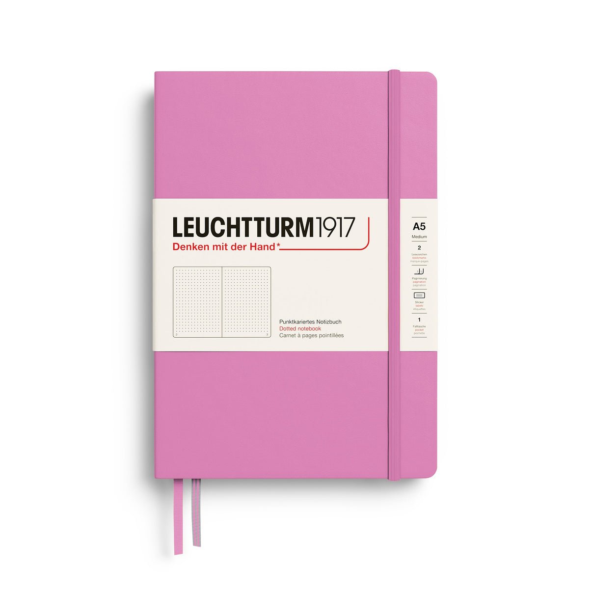 Bubblegum Medium Hardcover Notebook - Dotted - Joy Gift Shoppe