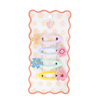 Bunnies In The Garden Flower Hair Clip Set - Joy
