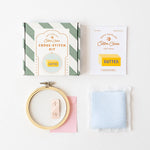 Butter Cross Stitch Kit for Beginners - Joy