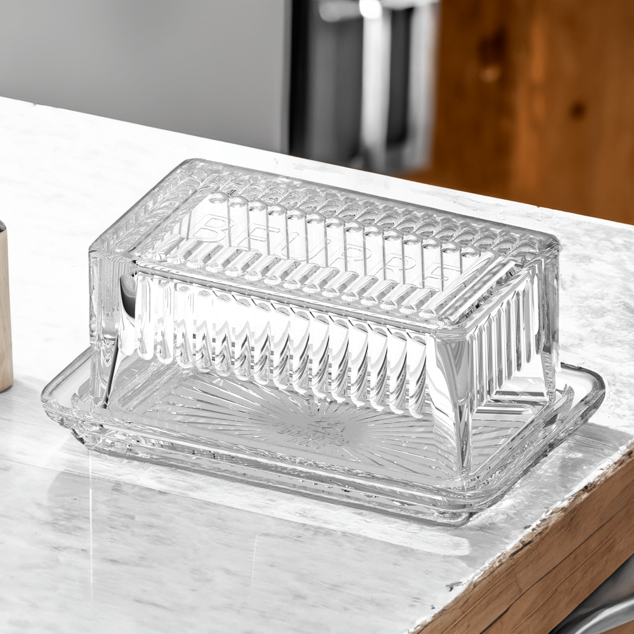 Butter Dish - European ("Beurre") - Joy