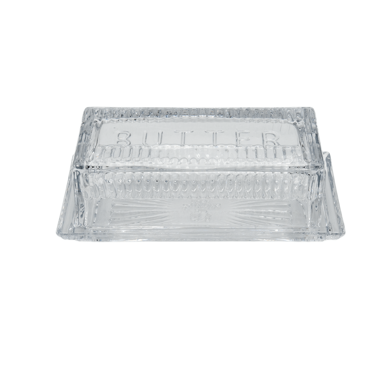 Butter Dish Glass - Joy