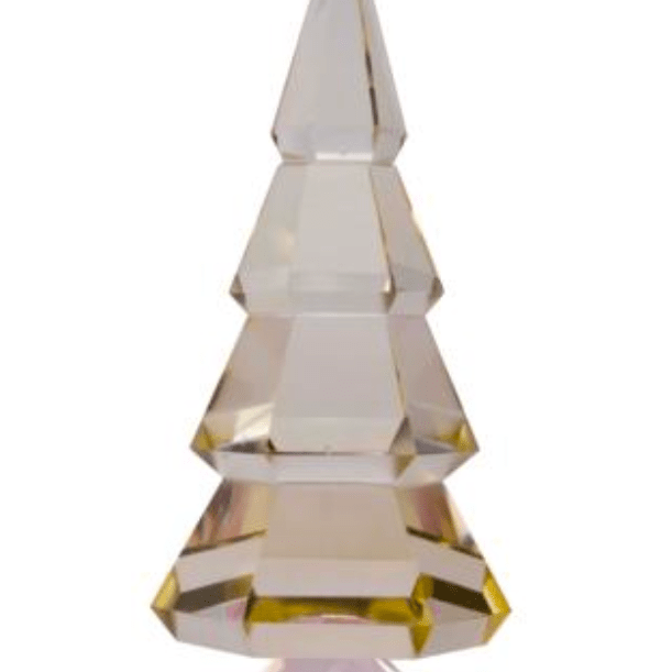 Butter/Light Pink Crystal Christmas Tree - Joy