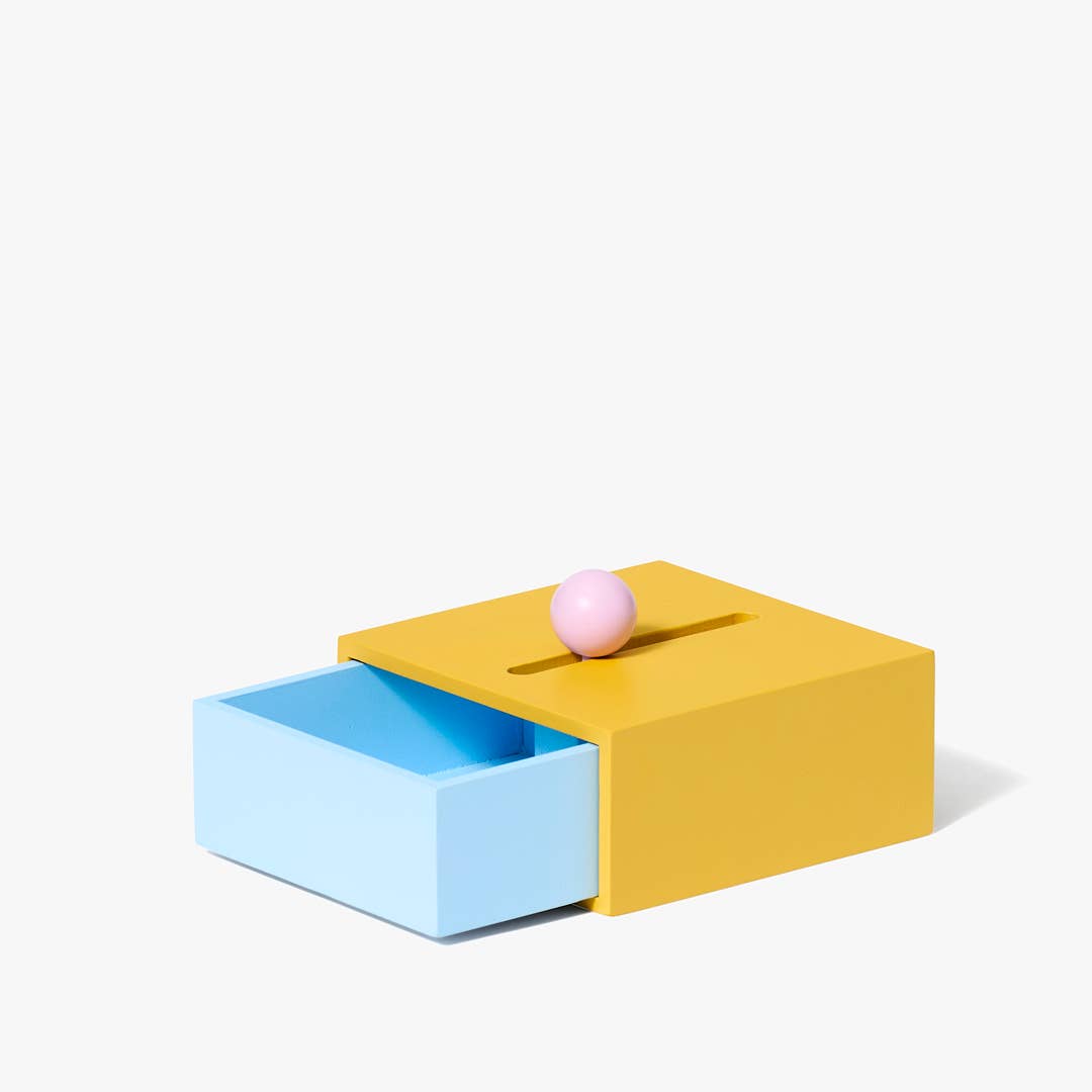 Cache Box | Small - Yellow/Blue - Joy