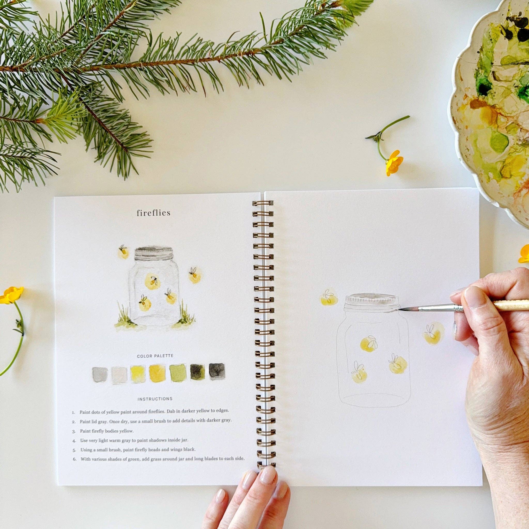 Camping Watercolor Workbook - Joy
