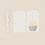 Candle Cupcake Gift Tags - Set of 8 - Joy Gift Shoppe