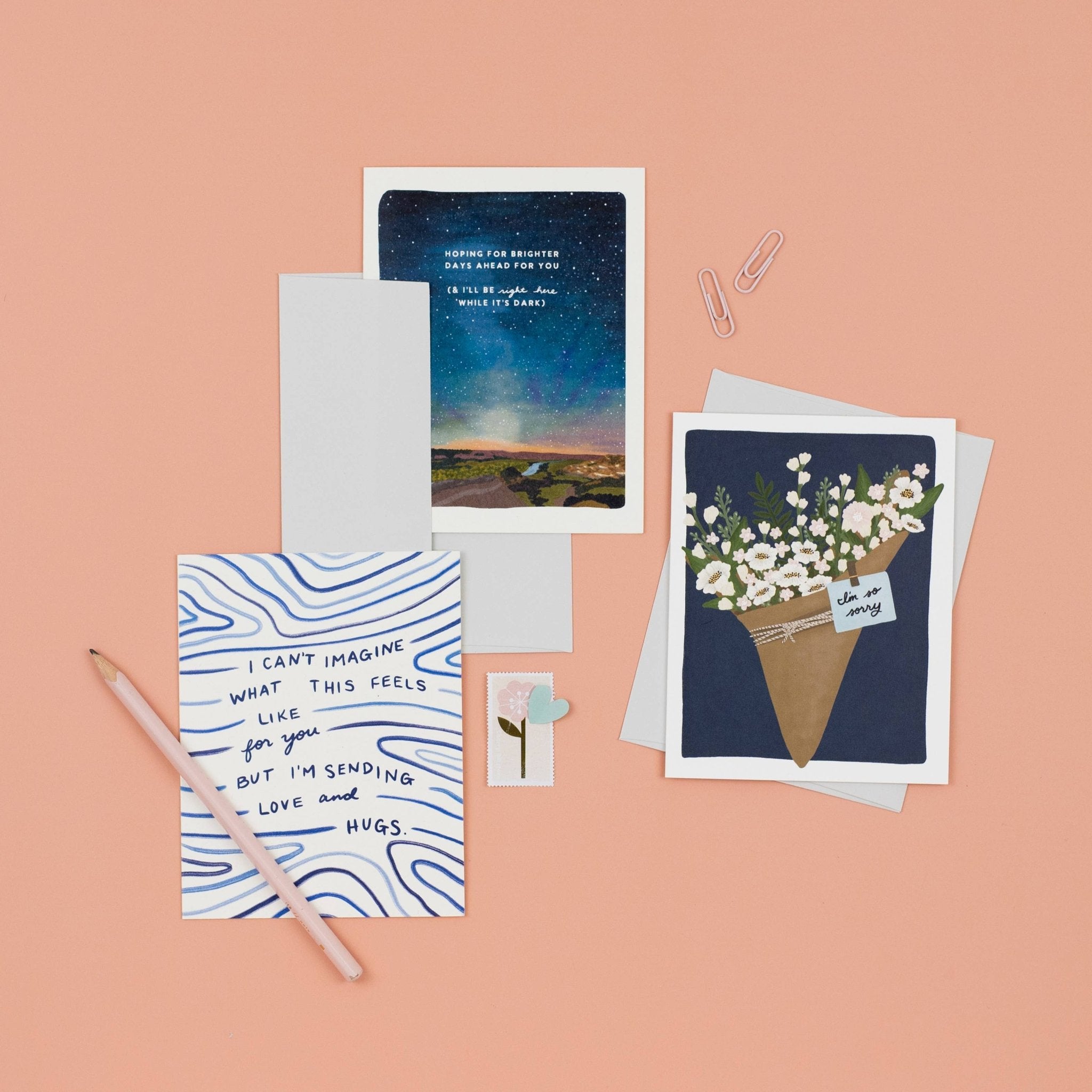 Can't Imagine | Thoughtful Sympathy Card - Joy