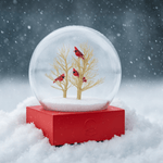 Cardinal Singing Snow Globe - Joy Gift Shoppe