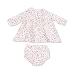 Carrie Floral Long Sleeve Dress + Diaper Cover - Joy