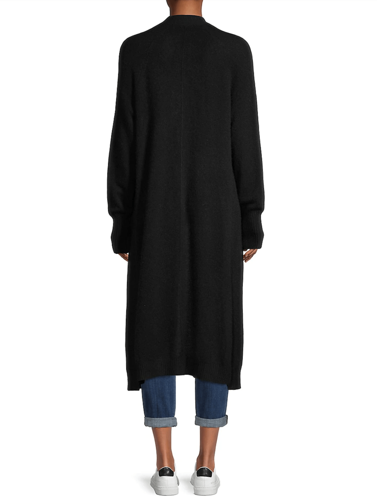 Cashmere Long Side Slit Duster Sweater - Joy