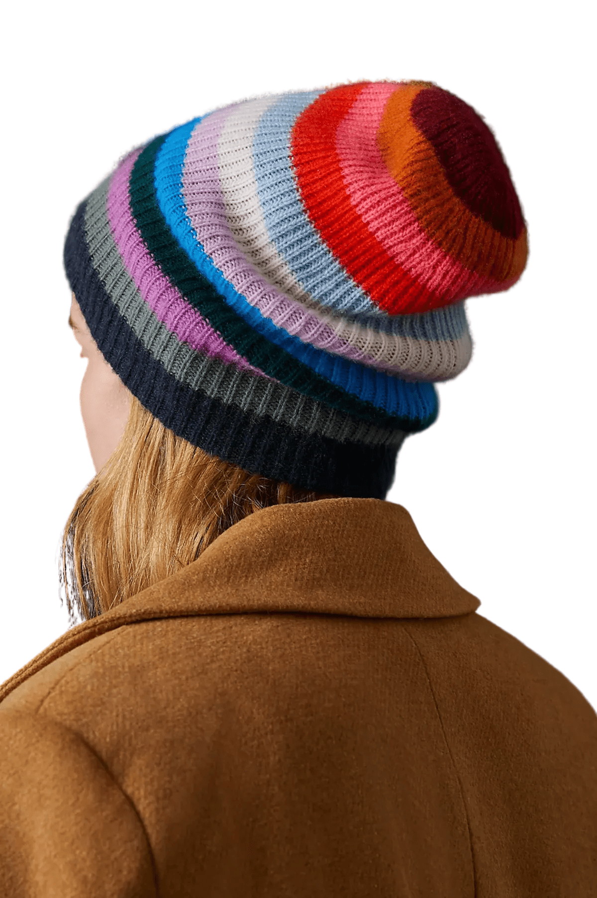 Cashmere Striped Beanie - Joy Gift Shoppe