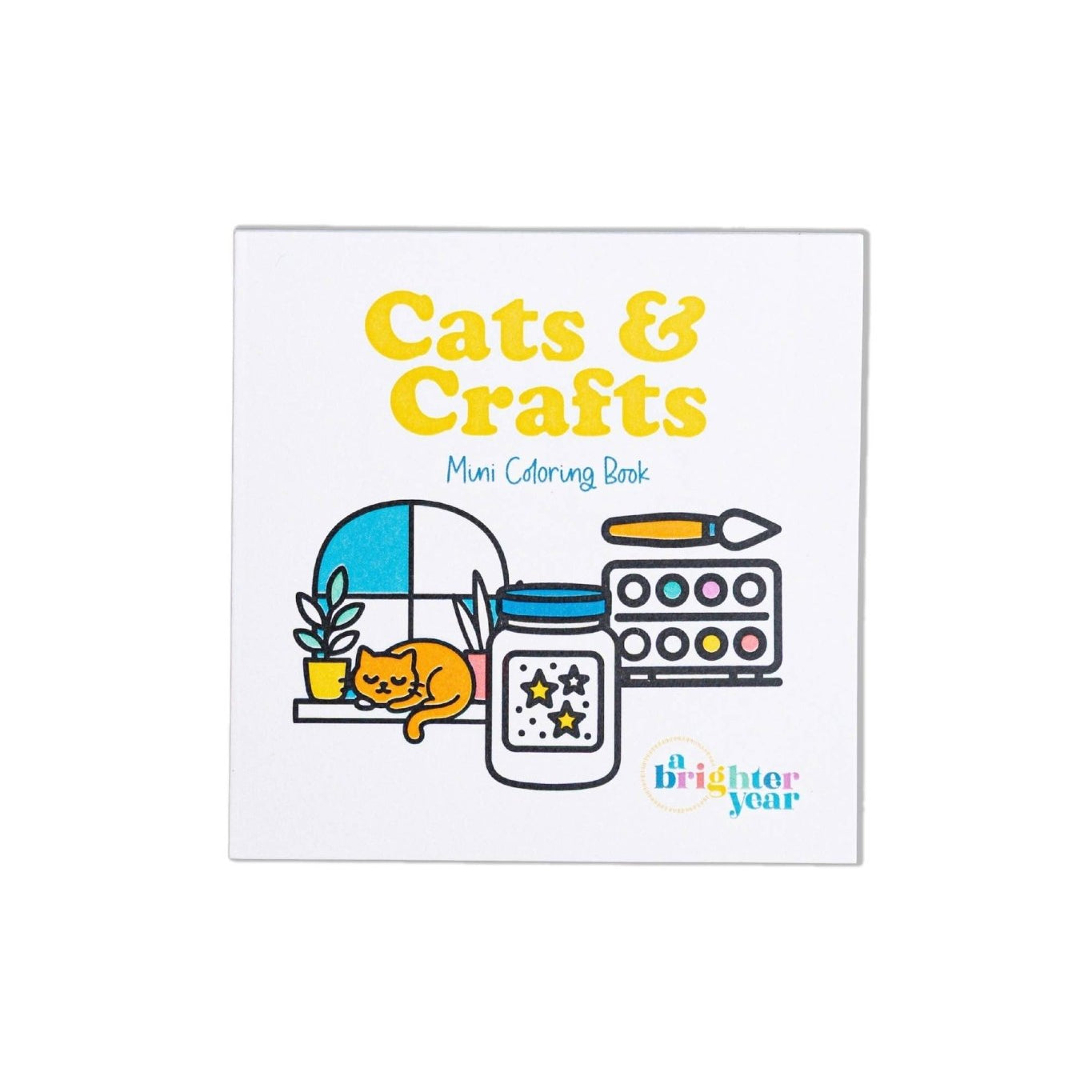 Cats & Crafts Mini Coloring Book - Joy Gift Shoppe