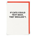 Cats Greetings Card - Joy