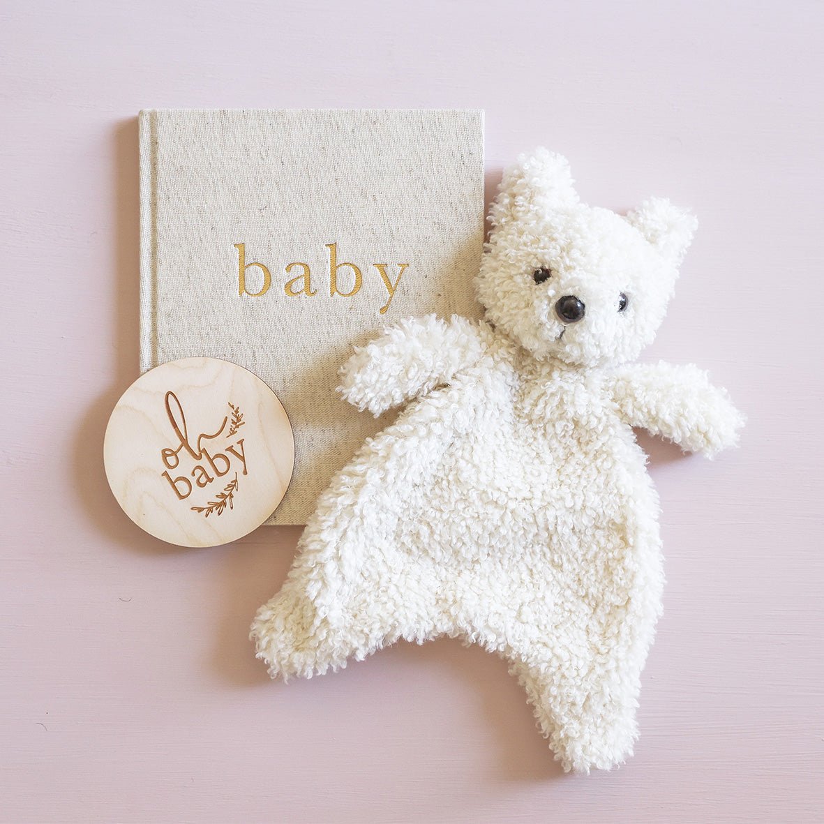 Charlie Bear Paci Comforter - Ivory - Joy Gift Shoppe