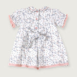 Charlotte Floral Hand - Smocked Baby Dress + Bloomer - Joy