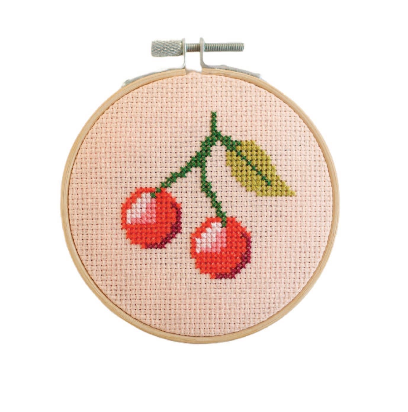 Cherry Cross Stitch Kit - Joy
