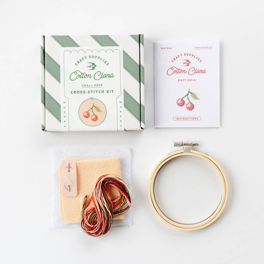 Cherry Cross Stitch Kit - Joy