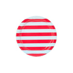 Cherry & Sky Beach Umbrella Stripes Dessert Plates - 8 Pack - Joy Gift Shoppe
