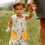 Chick Chick Farm Side Pocket Sleeveless Jumpsuit Romper - Joy