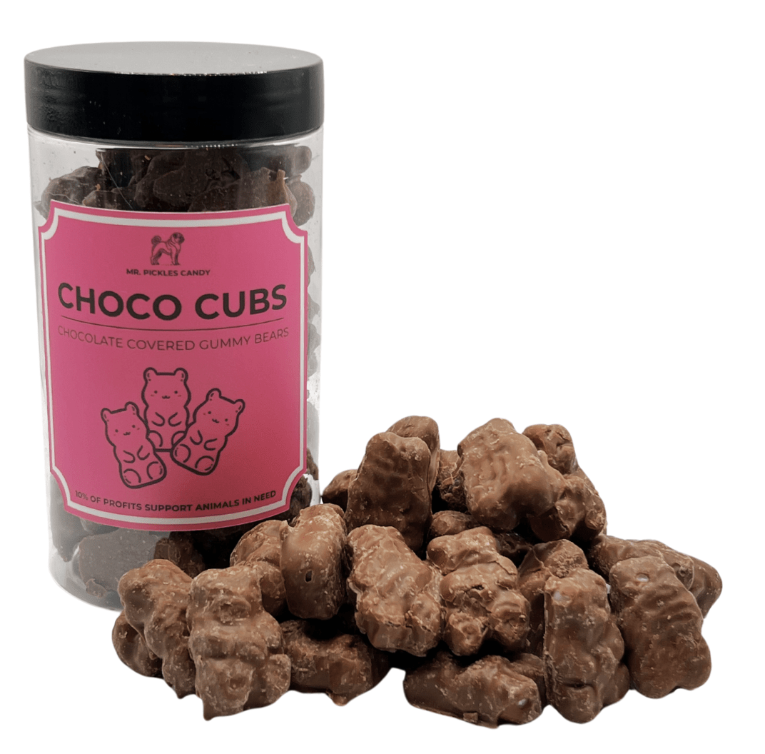 Choco Cubs Chocolate Covered Gummy Bears - Joy