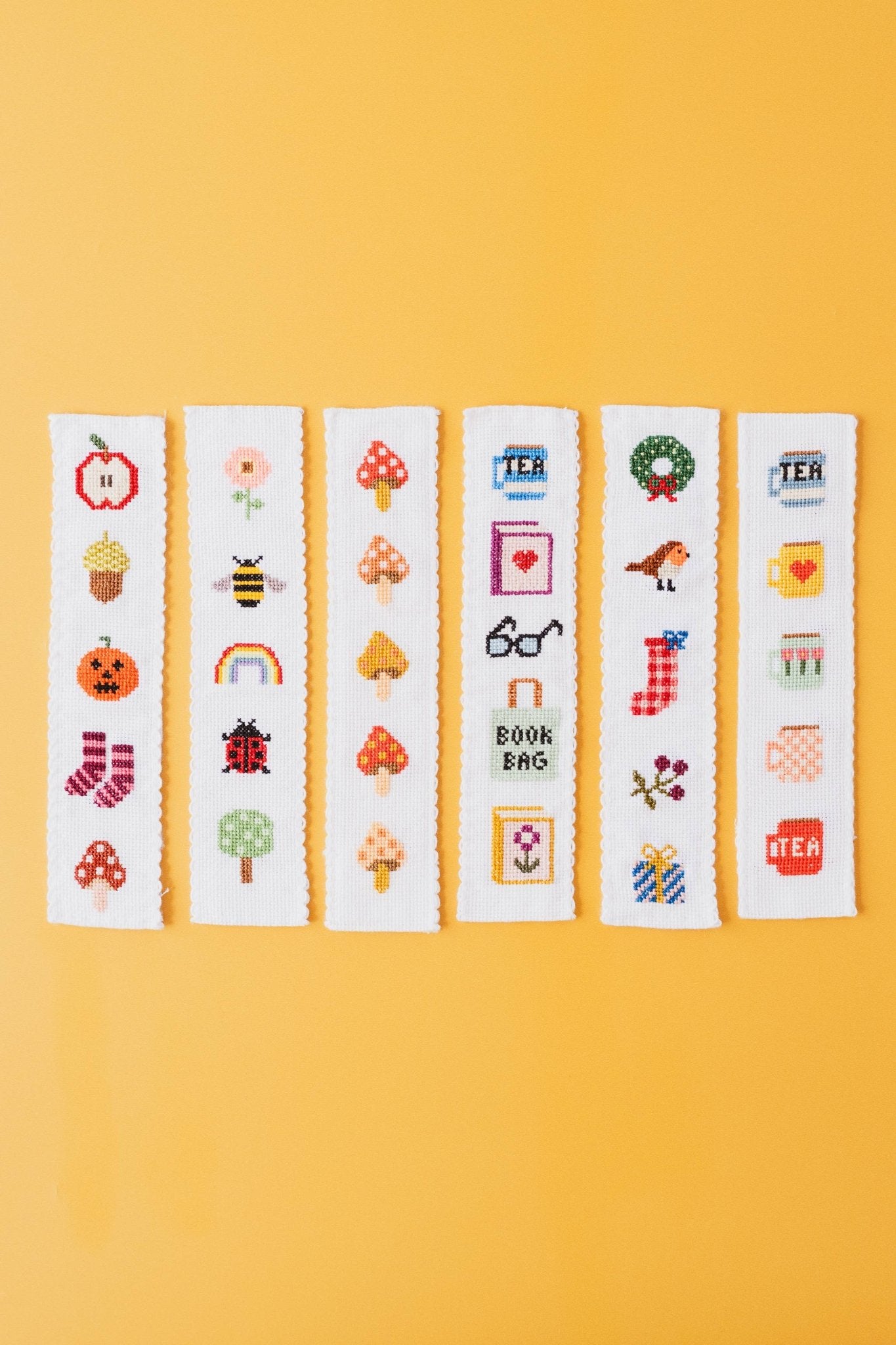 Christmas Counted Cross Stitch Bookmark Kit - Joy