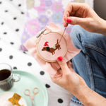 Christmas Dachshund Cross Stitch Kit - Joy