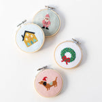 Christmas Dachshund Cross Stitch Kit - Joy