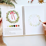 Christmas Watercolor Workbook - Joy