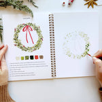 Christmas Watercolor Workbook - Joy