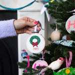 Christmas Wreath Cross Stitch Kit - Joy