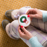 Christmas Wreath Cross Stitch Kit - Joy