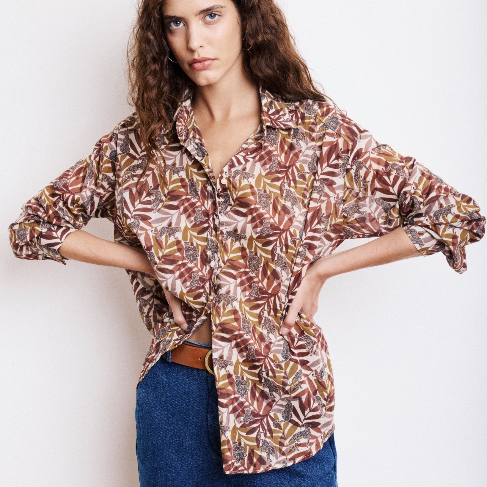 CINEMA Natural & Brown Shirt - Joy