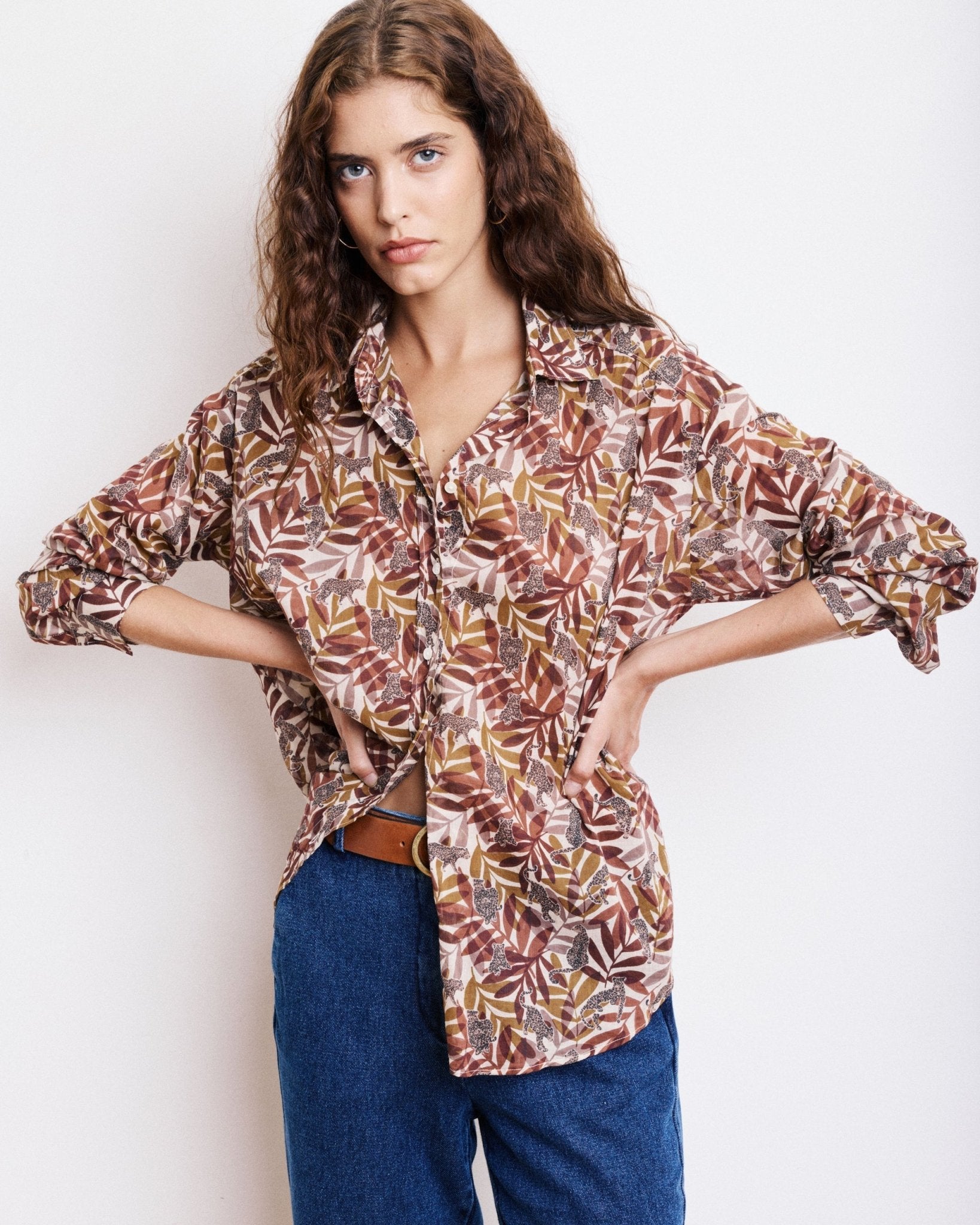 CINEMA Natural & Brown Shirt - Joy