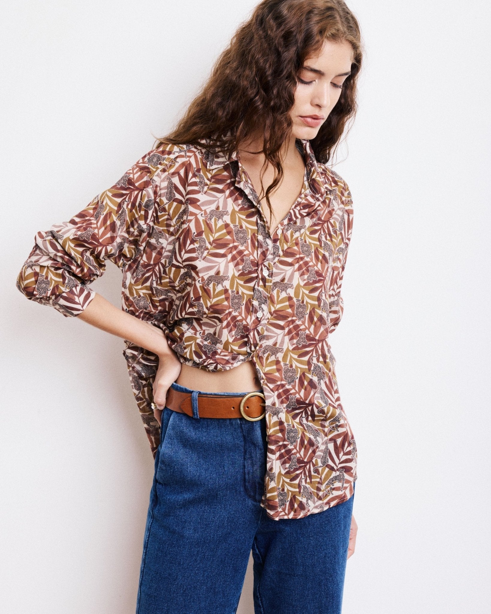 CINEMA Natural & Brown Shirt - Joy