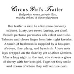 Circus Girl's Trailer Candle - Joy